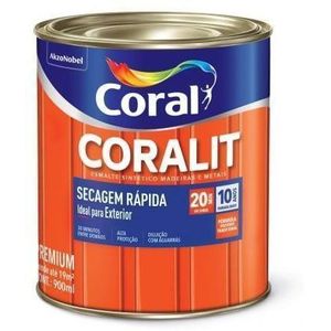 Tinta Esmalte Coralit Secagem Rápida Brilhante Azul Del Rey 3L