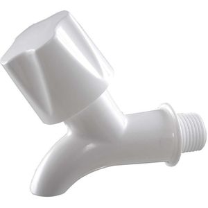 Torneira Para Jardim de Plástico de Parede Acquabios Branco