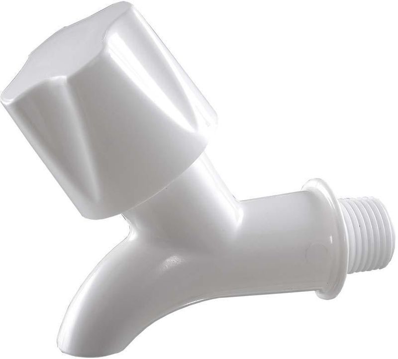 Torneira-Para-Jardim-de-Plastico-de-Parede-Acquabios-Branco
