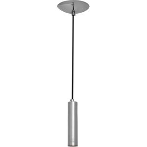 Pendente 1 Lâmpada Tubing Cilindro G9 60W Alumínio Auremar 19002/1 Escovado Bivolt