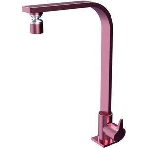 Torneira Pia Cozinha Romar de Mesa Bica Móvel Vite Rose Dn15