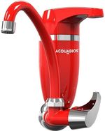 Torneira-Pia-Cozinha-de-Parede-com-Filtro-Acquabios-Premium-Bica-Movel-Vermelho-e-Cromado