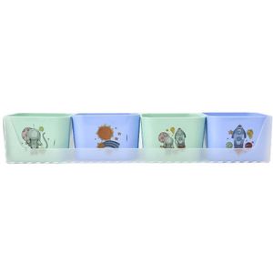 Mini Kit Mundo Lua Dello Com 4 Porta Objetos