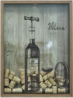 Quadro-Porta-Rolhas-de-Vinho-Saca-Rolha-Kapos-Natural-32x42x4cm