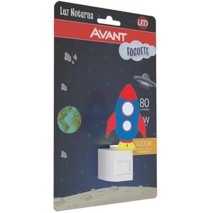 Luz Noturna LED Foguete Policarbonato Avant 1W Bivolt