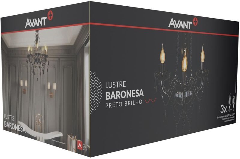 Lustre-3-Lampadas-Baronesa-E14-Aco-e-Vidro-Avant-Preto