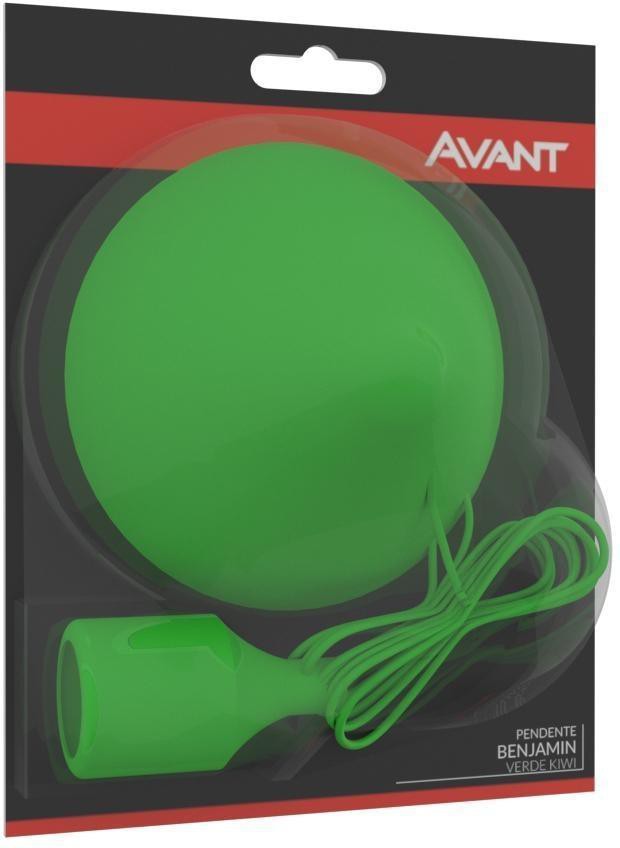 Pendente-1-Lampada-Benjamin-Ate-60W-Policarbonato-e-Silicone-Avant-Verde-Bivolt
