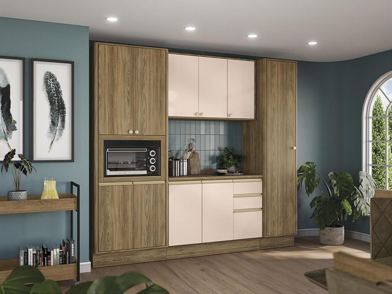 Torre-Quente-80cm-2-Fornos-4-Portas-100--MDF-Curve-Kappesberg-N630-NG-Nogueira