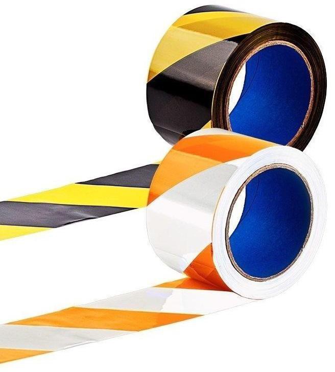 Fita-Zebrada-Delta-Plus-Laranja-e-Branco-65mm-200m