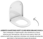 Assento Sanitário Roca Fechamento Suave Soft Close Nexo Branco Polipropileno-ns_102527_4