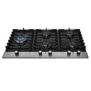 Cooktop Fischer Platinium 5 Bocas Vidro Preto Bivolt