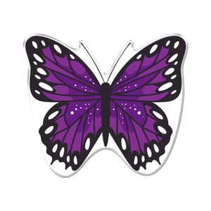 Adesivo Decorativo Em Relevo Facil Aplicação Borboleta Lilás