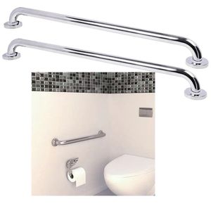 Alça Barra Apoio 70Cm Inox Kit 2 Uni Acessivel Criança Idoso Gestante Cadeirante Suporte Resistente