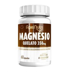 Magnésio Quelato 350mg (60 Caps) - Padrão: único