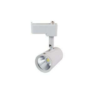 Spot De Trilho New Short Led 5w 1 Lâmpada - Estrutura Em Aço Pintura Epóxi Branco