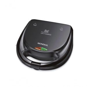 Sanduicheira Fast Grill Sandwich Mondial S12 750W Preto 110V