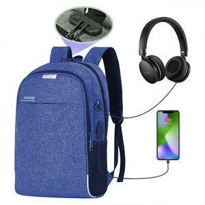 Mochila Notebook Com Cadeado Anti Furto Lorben Saída Cabo Auxiliar Usb Fone Ouvido Gt6238
