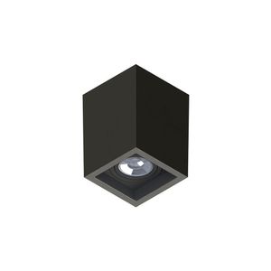 Spot De Sobrepor Boxit Recuado Quadrado Save Energy Mr16 Gu10 Bivolt Preto Se-385.2549