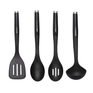 Jogo Utensílios De Cozinha 4 Peças Cozinha Preto Kitchenaid