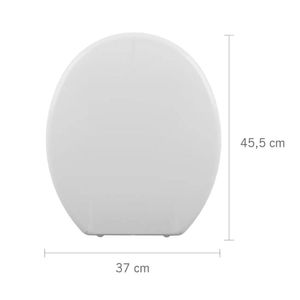 Assento Sanitário Almofadado Slim - Astra Branco