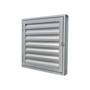 Portinhola Porta Alçapão Alumínio Galvanizado 60x60 R45 Silver - Prata - Cinza