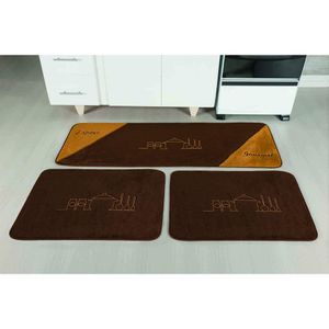 Kit Tapetes de Cozinha Premium Gourmet Café Guga Tapetes