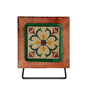 Porta Toalha De Rosto Para Banheiro Rustico Artesanal Com Ladrilho D1m