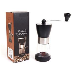 Moedor De Café Com Manivela Manual Cafeteira Grãos Inox