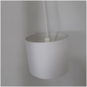 Luminária Pendente Cúpula Branca Para E27