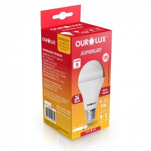 Lâmpada Led Bulbo 9w 24v 6500k Ourolux