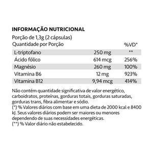 Kit 03 Acalentus L-triptofano 250mg + B12 60 Caps Maxinutri