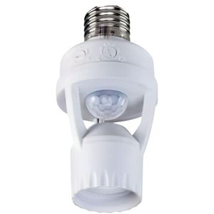 Sensor De Presença Com Fotocélula Para Lâmpada E27 Economize Energia