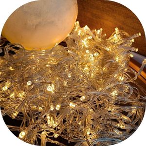 Pisca Pisca 100 Leds Branco Quente 8 Funções 10mts Decoração 220V