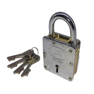 Cadeado Anti Quebra 70mm Inviolável Portátil Para Portão