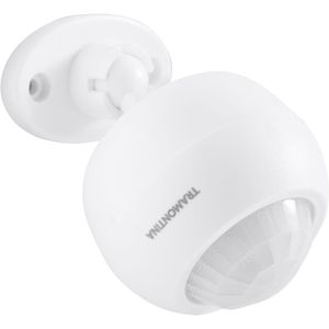 Sensor De Presença 360° Articulado De Parede E Teto Tramontina Bivolt Com Fotocélula Branco