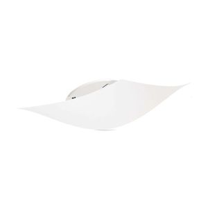Plafon Solari Quadrado Branco Para 2 Lâmpadas E27 Bivolt