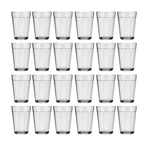 Jogo 24 Copos De Vidro Americano Tradicional Nadir Figueiredo 190ml Cerveja Boteco Bar