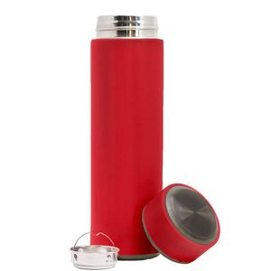 Garrafa Térmica Inox Portatil 500ml Tampa Sensor Temperatura Cor:vermelho;tamanho:500ml;gênero:unissex