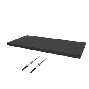 Prateleira Firenze Sup. Invisivel 100x20cm Nerello - Dicarlo