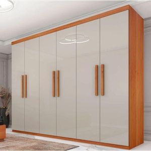Guarda Roupa Casal 6 Portas Lagos Tcil Móveis Cinamomo Off White