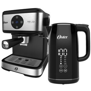 Kit Espresso Oster - Cafeteira Double E Chaleira Digital 1,7L 220V