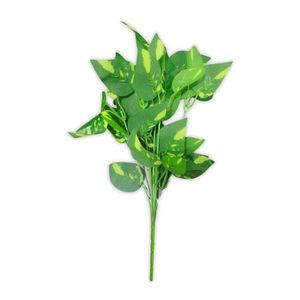Flor Artificial Buquê Verde 7 Galhos - 34cm