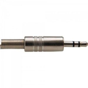 Plug P2 Estéreo De Metal Com Mola Pgpd0004 Níquel 100un