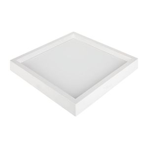 Painel De Led Nordecor Quadrado Kais De Sobrepor Recuado 36w Bivolt Branco 3000k Luz Amarela 4267