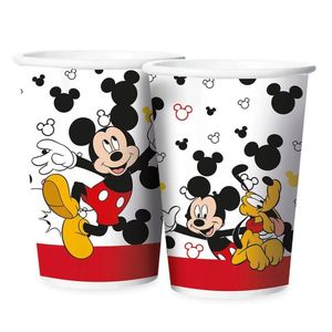 Copo De Papel Mickey Mouse - 180ml - 12 Unidades