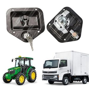 Kit 2 Maçaneta Puxador Externo Carro Agrícola Baú Motor Home - Un - 2 [f103]