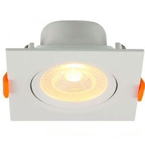 Spot Led Slim Quadrado Blumenau 6w 6500k Luz Branco Frio