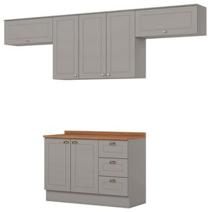 Cozinha Modulada 5 Pecas 280cm Americana Henn