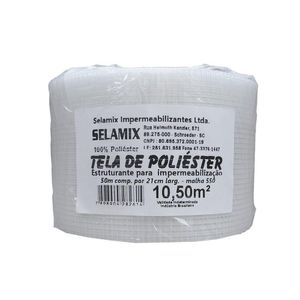 Tela Poliester 550 2x2mm Largura 21 Cm X 50 Metros