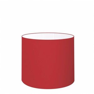 Cúpula Abajur Tecido Cilíndrica Cp-8015 Ø35x25cm Bordô